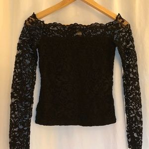 Off-Shoulder Lace Top